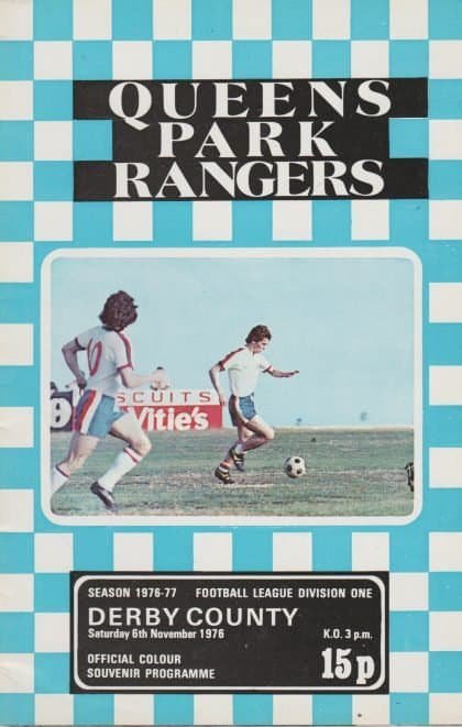 Queens Park Rangers v Derby County  06-Nov-1976
