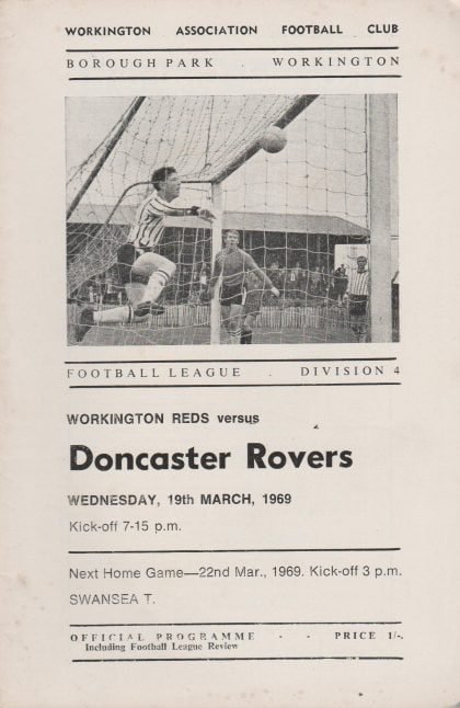 Workington v Doncaster Rovers 19-Mar-1969