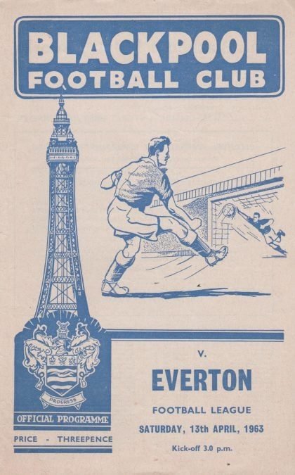 Blackpool v Everton 13-Apr-1963