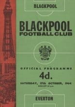 Blackpool v Everton 17-Oct-1964