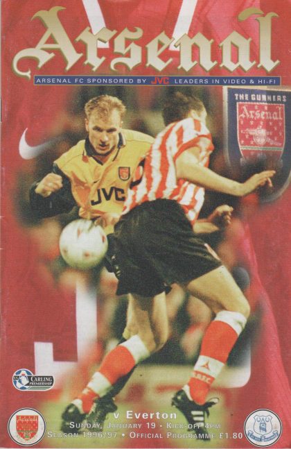 Arsenal v Everton 19-Jan-1997