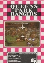 Queens Park Rangers v Everton 21-Aug-1976