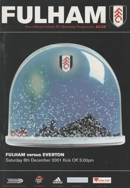 Fulham v Everton 08-Dec-2001