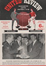Manchester United v Fulham  23-Oct-1965