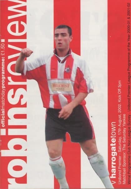 Altrincham v Harrogate Town  17-Aug-2002