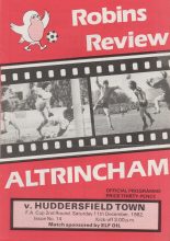 Altrincham v Huddersfield Town 11-Dec-1982