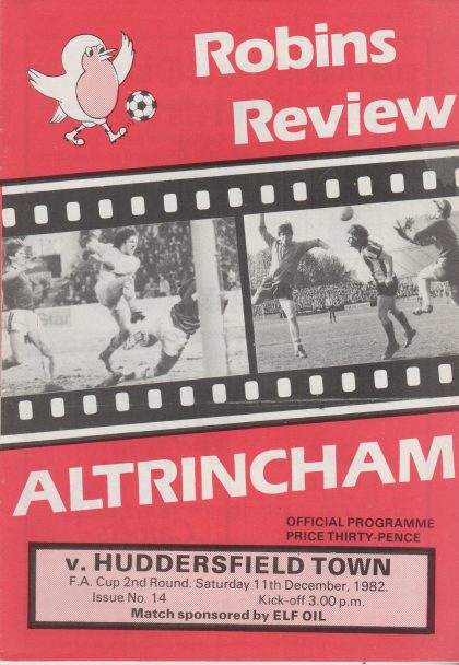 Altrincham v Huddersfield Town 11-Dec-1982