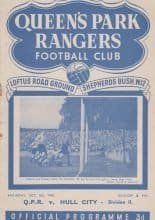 Queens Park Rangers v Hull City 08-Oct-1949