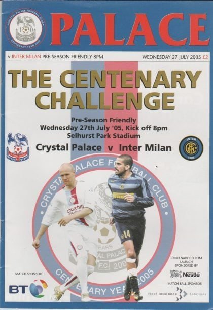 Crystal Palace v Inter Milan 27-Jul-2005