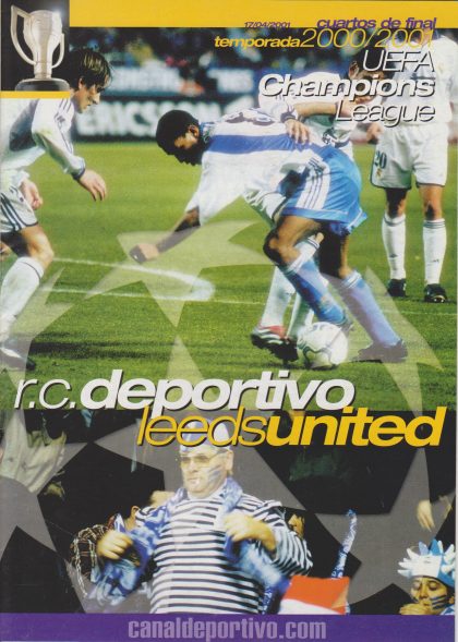 Deportivo La Coruna v Leeds United 17-Apr-2001