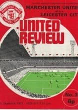Manchester United v Leicester City 12-Sep-1973