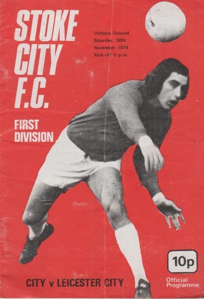 Stoke City v Leicester City  30-Nov-1974