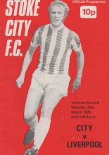 Stoke City v Liverpool    31-Mar-1975