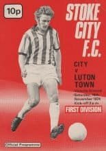 Stoke City v Luton Town 16-Nov-1974