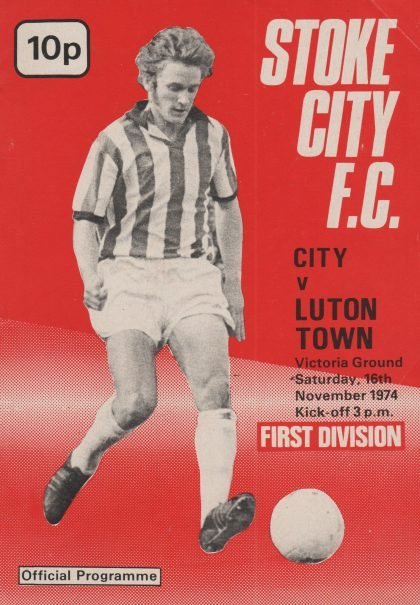Stoke City v Luton Town 16-Nov-1974