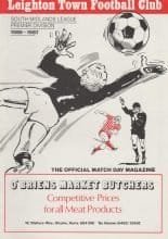 Leighton Town v Luton Town  1986-87