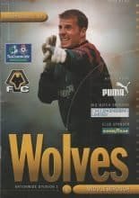 Wolverhampton Wanderers v Middlesbrough  01-Nov-1997
