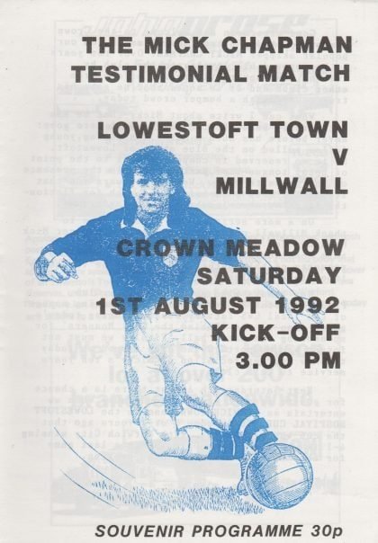 Lowestoft Town v Millwall  01-Aug-1992