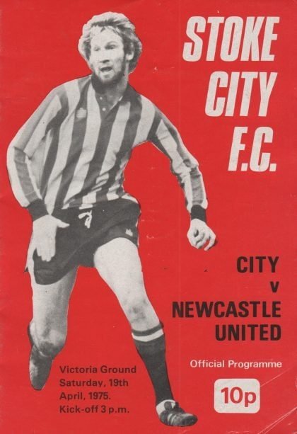 Stoke City v Newcastle United 19-Apr-1975