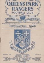Queens Park Rangers v Northampton Town  25-Dec-1954