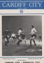 Cardiff City v Norwich City 05-Feb-1966