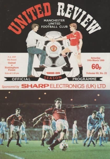 Manchester United v Nottingham Forest  18-Mar-1989
