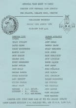 Chester City v Oldham Athletic 15-Aug-1986