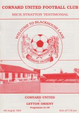 Cornard United v Leyton Orient 04-Aug-1993