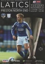 Oldham Athletic v Preston North End 25-Nov-2014