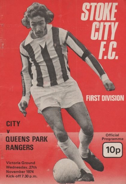 Stoke City v Queens Park Rangers 27-Nov-1974