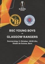 Young Boys Berne v Glasgow Rangers  03-Oct-2019