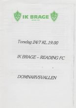 IK Brage v Reading  24-Jul-2003