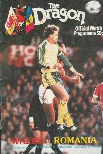 Wales v Romania 12-Oct-1983
