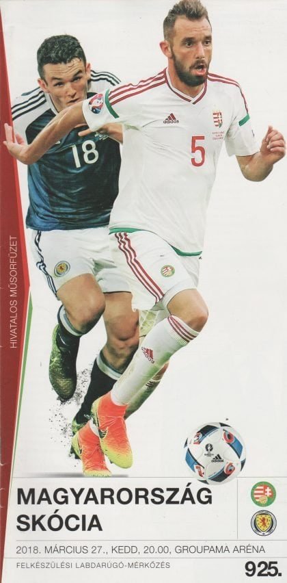 Hungary v Scotland    27-Mar-2018