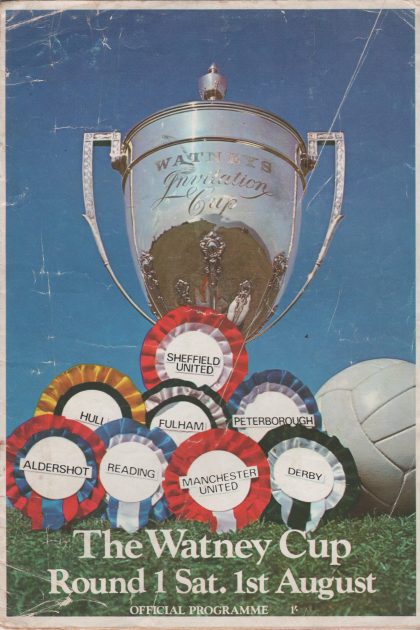 Aldershot v Sheffield United 01-Aug-1970
