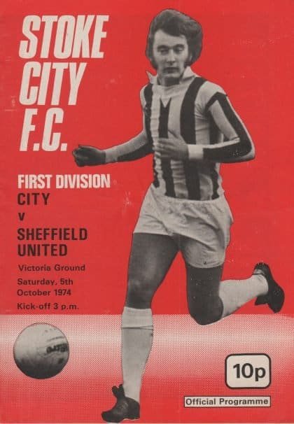 Stoke City v Sheffield United 05-Oct-1974