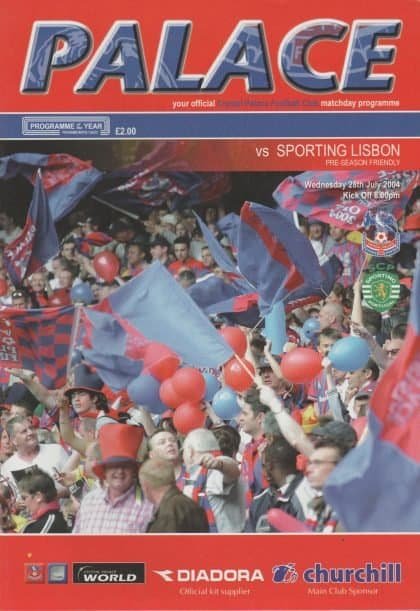 Crystal Palace v Sporting Lisbon  28-Jul-2004
