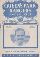 Queens Park Rangers v Southampton 27-Aug-1949
