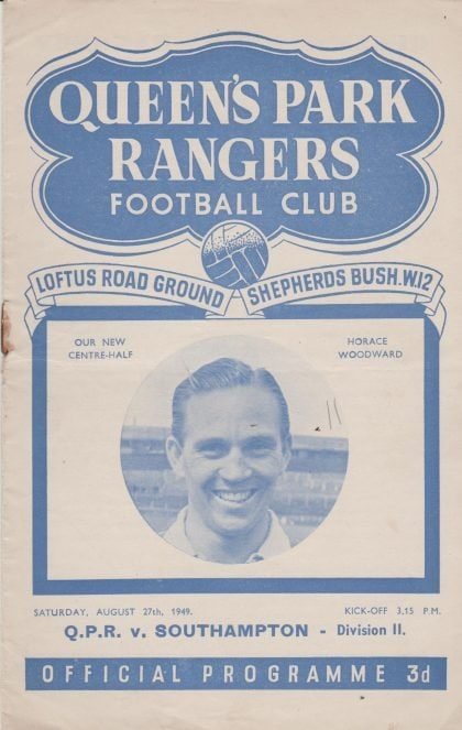 Queens Park Rangers v Southampton 27-Aug-1949