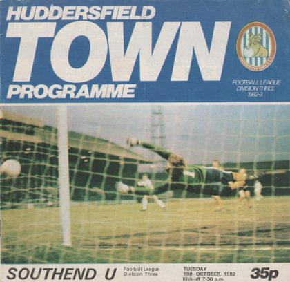 Huddersfield Town v Southend United  19-Oct-1982