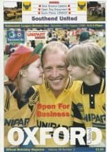 Oxford United v Southend United 24-Aug-1996