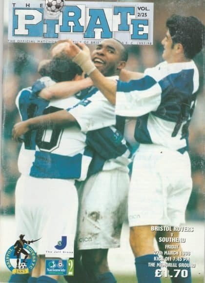 Bristol Rovers v Southend United   27-Mar-1998