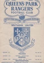 Queens Park Rangers v Southend United 28-Dec-1957