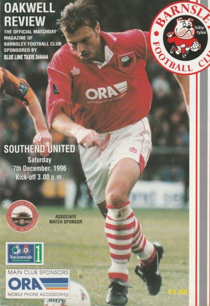 Barnsley v Southend United 07-Dec-1996