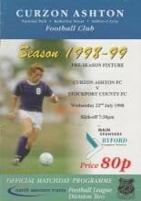 Curzon Ashton v Stockport County  22-Jul-1998