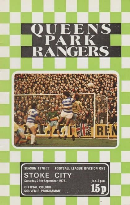 Queens Park Rangers v Stoke City 25-Sep-1976