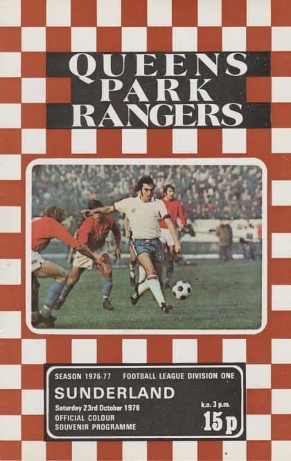 Queens Park Rangers v Sunderland 23-Oct-1976