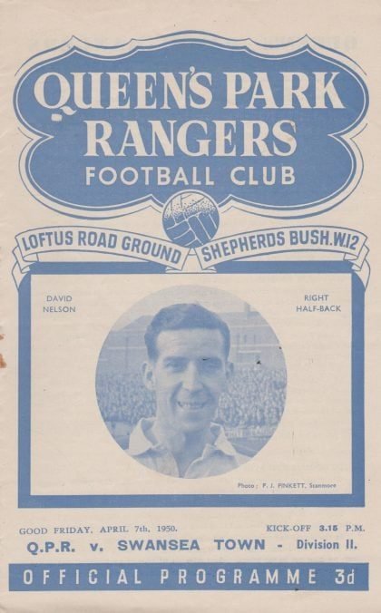 Queens Park Rangers v Swansea Town 07-Apr-1950