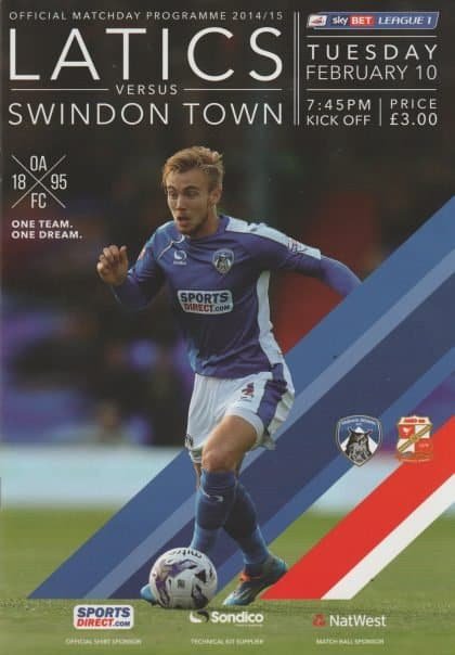 Oldham Athletic v Swindon Town 10-Feb-2015