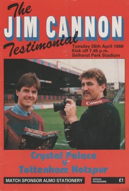 Crystal Palace v Tottenham Hotspur 26-Apr-1988